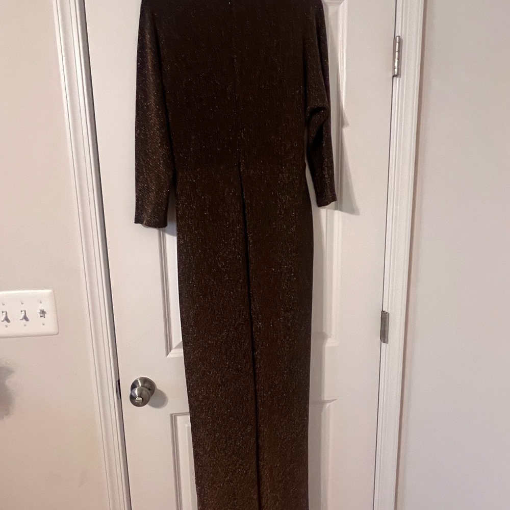 Ralph Lauren Brown Long Sleeve Dress - Picture 3 of 5